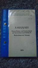 NVA DIENSTVORSCHRIFT A 051/1/421 URAL 375 D PANZERWERKSTATT