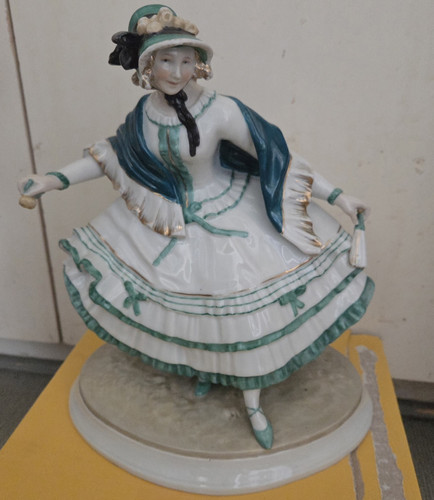 Porzellan figur tänzerin karl - porzellan,
