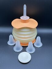 Tupperware Deko-Biene Spritzbeutel Garnier-Set Sahnefee Mozart Orange #