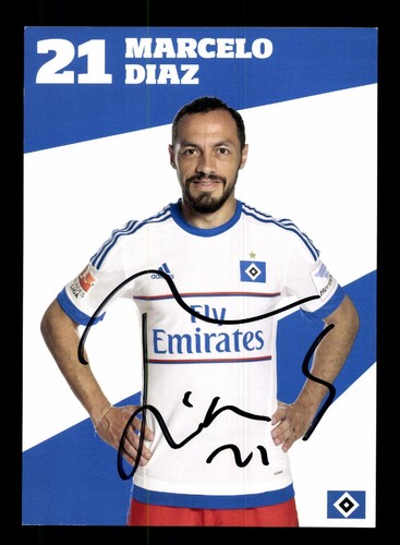 Marcelo diaz autogrammkarte - marcelo,