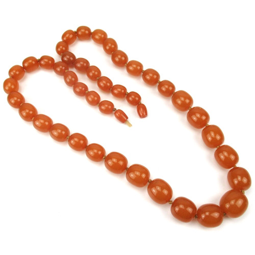 Wunderschöne bernstein kette - bernstein,