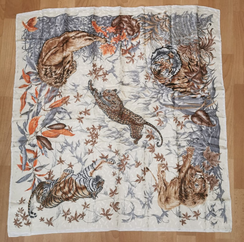 Vintage seidentuch silk - vintage, seidentuch.