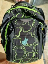 wie Neu ERGOBAG SATCH MATCH SCHULRUCKSACK GREEN SUPREME 