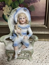 Antike Porzellanfigur Mädchen