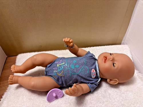Baby born junge puppe - born,