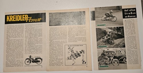 Kreidler florett zeitung - kreidler,
