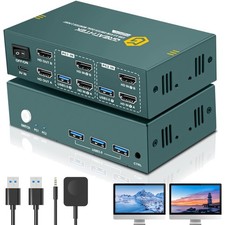 KVM Switch 2 PC 2 Monitore
