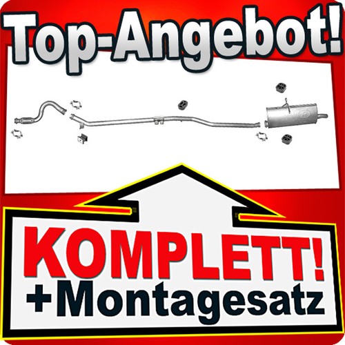 Auspuff für citroen berlingo - auspuff,