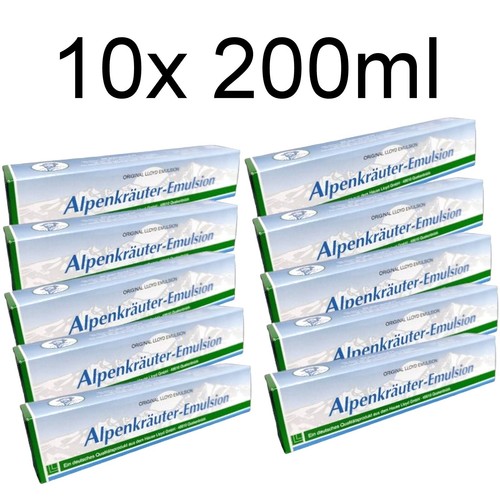 Alpenkräuter emulsion - 10, alpenkräuter-emulsion