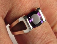 925 Sterlingsilber lila 3,25