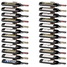 Wandmontiertes Weinregal 24