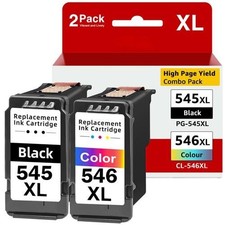 Kompatibel für Canon 545/546 XL Patronen Multipack PG-545/CL-546XL Pixma