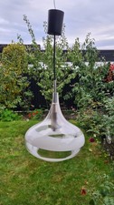 DORIA Mid Century Vintage 70-er Jahre Decken Leuchte Lampe. Mundgeblasen.