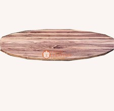 Ovaler Epoxid Holz Esstisch