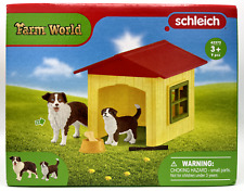 Schleich® Farm World 42573 Hundehütte | 9 Teile | Spielset mit 2 Hunden | 3+