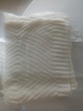 Ikea Plaid Jennyann Strickdecke Cremeweiß