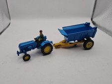 Siku V-Serie #V218 Traktor Porsche Diesel blau mit Anhänger blau V254 gebraucht 