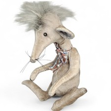 Ratte Maus  Stofftier Grau