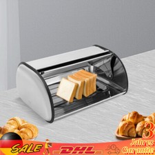 Edelstahl Broktbehälter Brotkasten Brotaufbewahrungsbox Brotbox Brotkiste Box DE
