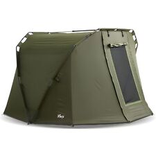Lucx® Angelzelt 2 Mann Karpfenzelt  2 Man Bivvy Carp Dome Fishing Tent "Caracal"