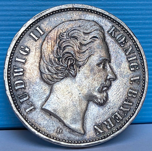 Deutsches reich mark 1876 d - 5,