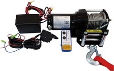 Seilwinde Berger & Schröter 31779 12V Stahlseil Funkfern Bedienung Auto Offroad