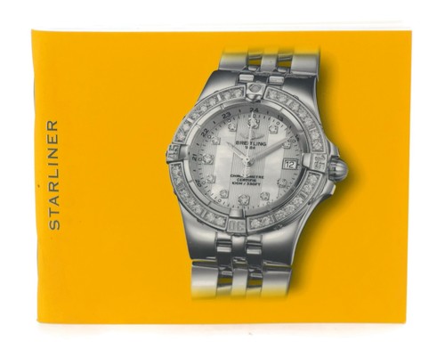 Breitling starliner broschüre - starliner,