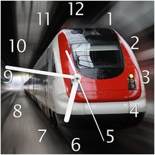 Wallario wanduhr aus glas - wallario,