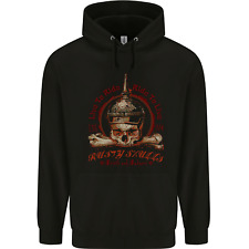 Rusty Skulls Biker Motorrad Motorbike Chopper Kinder Kids Hoodie
