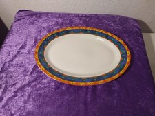 Servierplatte, weiß mit