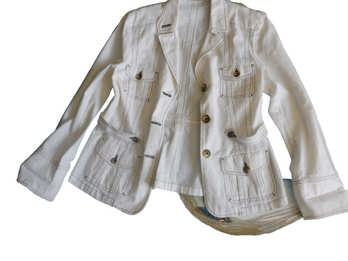 Bonita blazer altweiss weiss - altweiss,
