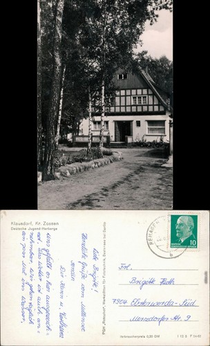 Ansichtskarte klausdorf - ansichtskarte,