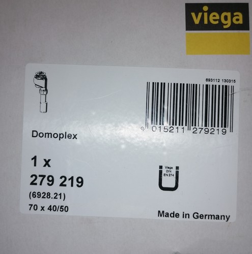 Viega domoplex ablaufgarnitur - domoplex,