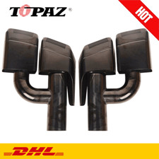 2X Auspuffblenden Endrohr für Mercedes-Benz E-Klasse W204 W212 W207 W221 2010-14