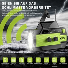 Solar Radio Handkurbel Notfall