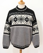 F.LLI Campagnolo Strick Pullover Grösse XL Herren Island Norweger Style K051