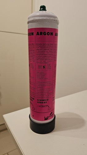 Lematec argon gasflasche - gasflasche, 0,93l