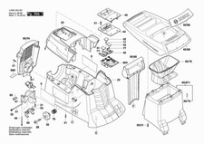 Bosch AXT 25 D Häcksler original Bosch Ersatzteile Liste 3600H03101