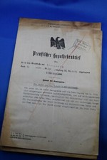 Preußischer Hypothekenbrief · Duisburg NRW 1490 Goldmark 30.Juni 1926 Antik