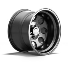 Alufelge schwarz 10x15 mit TÜV Felge Alurad DuraTrail Jeep Wrangler TJ 96-06