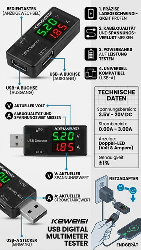 Keweisi usb detector - keweisi,