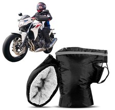 agctrler Motorrad Lenker Handshuhe Winter Thermo Winddicht Lenkerstulpen