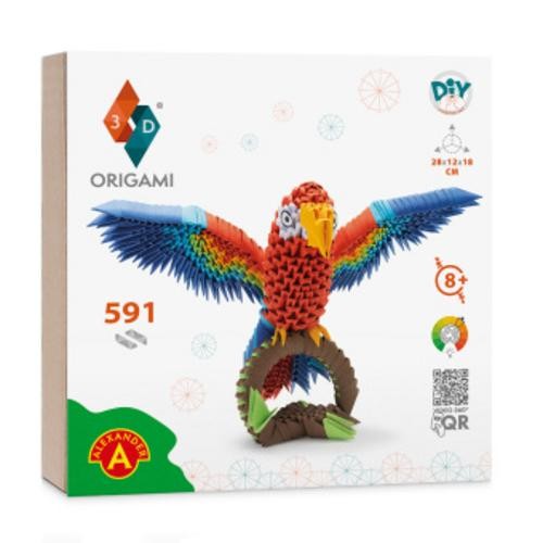 Origami parrot - origami, /
