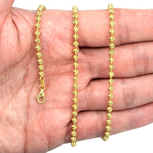 10k gelbgold solide - solide, 2mm-4mm