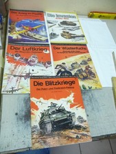 5018.       5 x Hefte  Weltkrieg Orange Nr. 1 - 6 - 8 - 7 Soldaten Geschichte