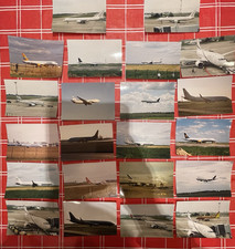 Flugzeug - Fotos 1990er Konvolut 22x Original seltene Airlines & Jets (281)