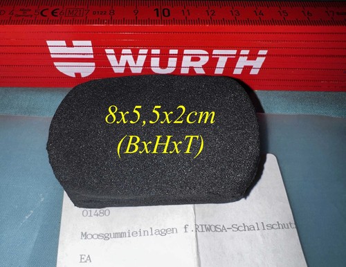 Moosgummi lärm schall - schall, kapsel