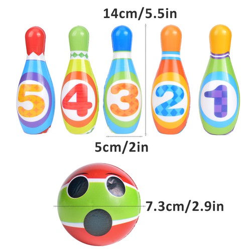 Bowlingkegel und kugelset - und,