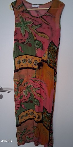 Sommerkleid lang von - , hopsack