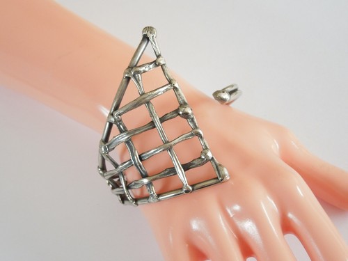 Armreif silberfarben design - silberfarben,